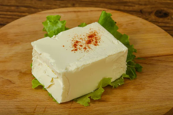 Queso Lácteo Feta Blando Tradicional Griego —  Fotos de Stock