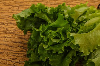 Vejetaryen mutfağı - Yeşil salata yığını yaprakları