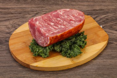 Lezzetli sığır jambonu.