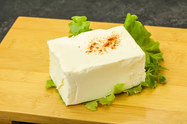 Greek Traditional Soft Feta Dairy Cheese — Stock Photo, Image