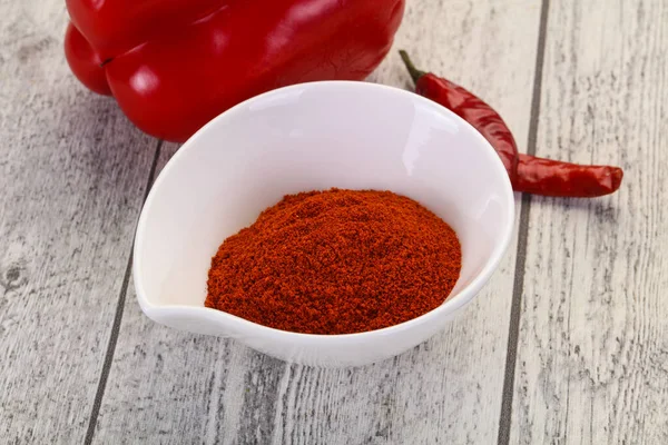 Édes Paprika Por Tálban — Stock Fotó