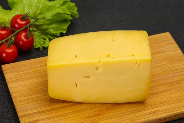 Swiss Hard Giallo Gustoso Mattone Formaggio — Foto Stock