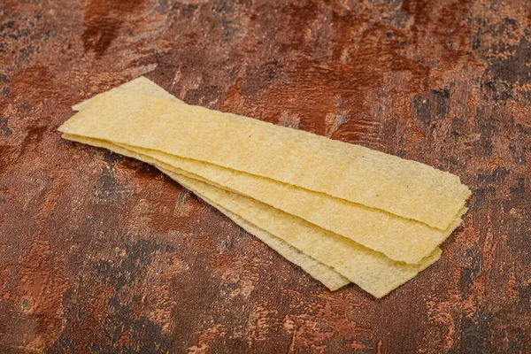 Naturligt Fett Och Saltade Potatischips Hög — Stockfoto