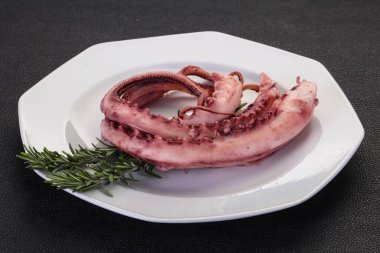 Biberiyeli lezzetli ahtapot dokunaçları