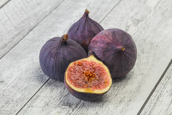 Frutas Figo Fatias Doces Maduras — Fotografia de Stock