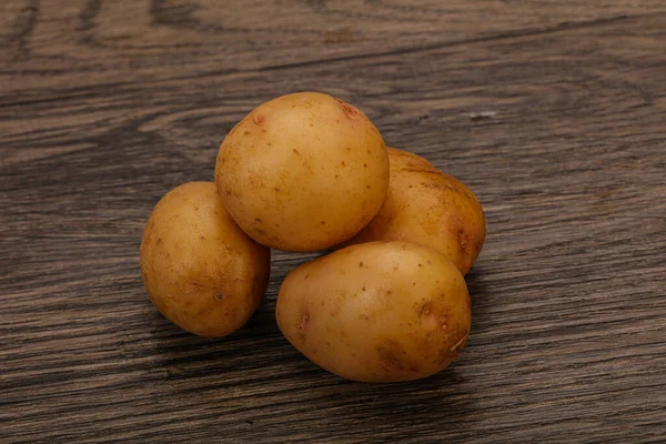 Surowe Świeże Dziecko Młody Stos Ziemniaków — Zdjęcie stockowe
