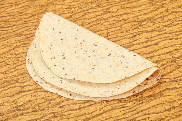 Cocina Mexicana Tortilla Pan Espeso Con Cereal — Foto de Stock