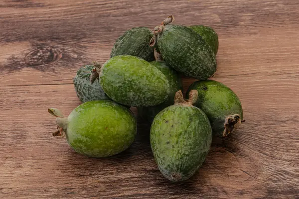 Tropisch Groen Zoet Biologisch Fruit Feijoa — Stockfoto