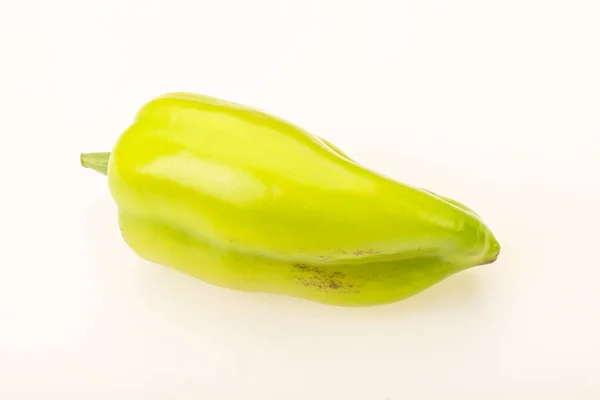 Lekkere Groene Bel Bulgaarse Peper Geïsoleerd — Stockfoto