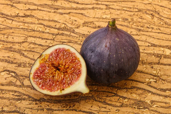 Sweet Purple Slice Fig Fruit — Stock Photo, Image