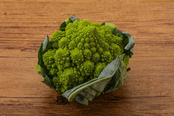 Ízletes Vegán Bio Élelmiszer Romanesco Káposzta — Stock Fotó