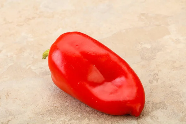 Sweet Red Bell Bulgarian Pepper Isolated — Stock Photo, Image
