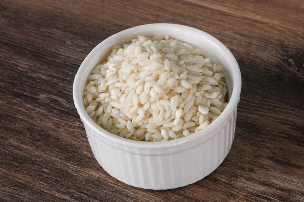 Raw Arborio Rice Italian Risotto — Stock Photo, Image