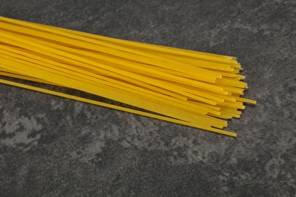 Suché Syrové Špagety Připravené Bowling — Stock fotografie