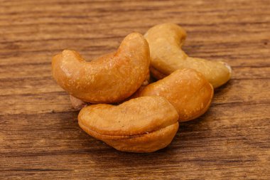 Doğal organik kaju fıstığı yığını.