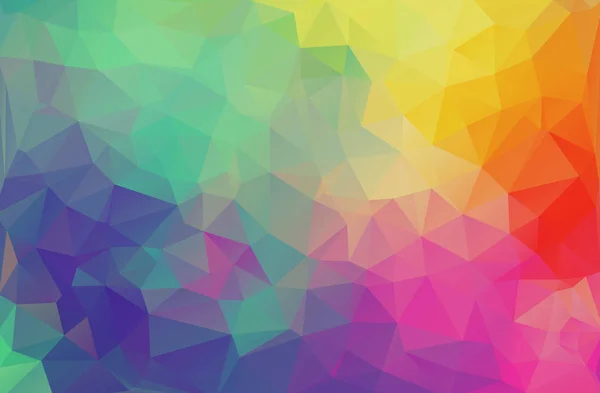 Diseño plano multicolor triángulo fondo de pantalla — Archivo Imágenes Vectoriales