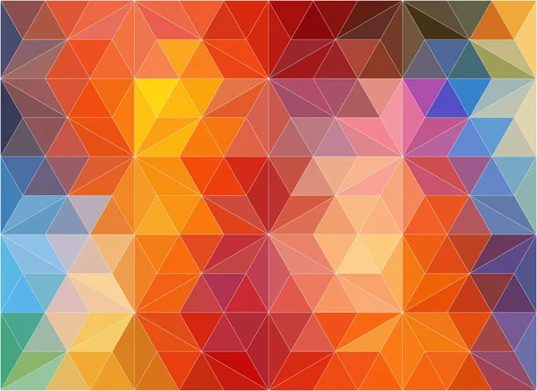 Οριζόντια πολύχρωμη πολυγωνικό πανό. Διάνυσμα φόντο — Διανυσματικό Αρχείο