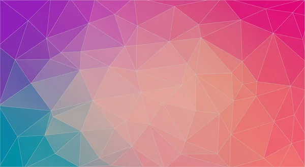 Triangolo orizzontale piatto sfondo multicolore — Vettoriale Stock