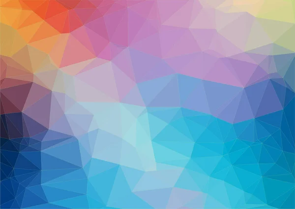 Цветной плоский фон с треугольниками — стоковый вектор