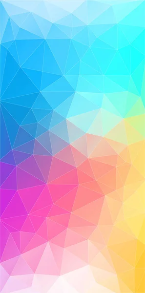 Flat vertical color geometric triangle background with grunge texture — Stock Vector