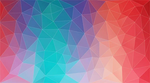 Horizontal Multicolor triangle background - Vector Eps — Stock Vector