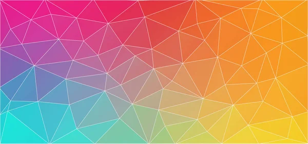 웹 디자인에 사용 할 만 한 삼각형 모양의 평평 한 다채 로운 배경 — 스톡 벡터