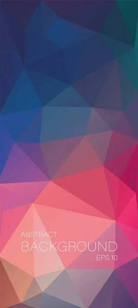 Vertical Vector Background Abstract Illustration Grange Triangles — Διανυσματικό Αρχείο