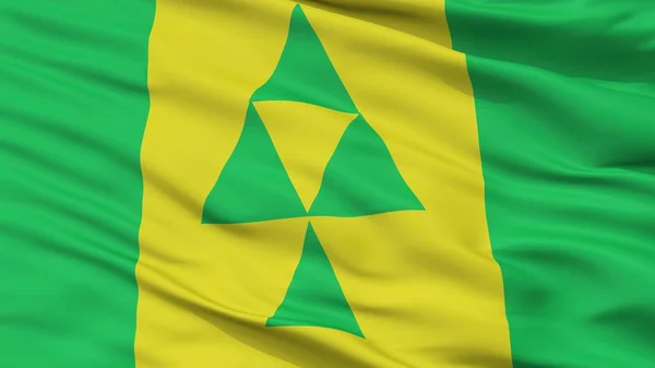 Prince Albert City Flag, Canada, Saskatchewan Province, Closeup View