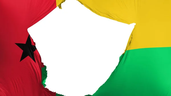 Cracked Guinea Bissau flag