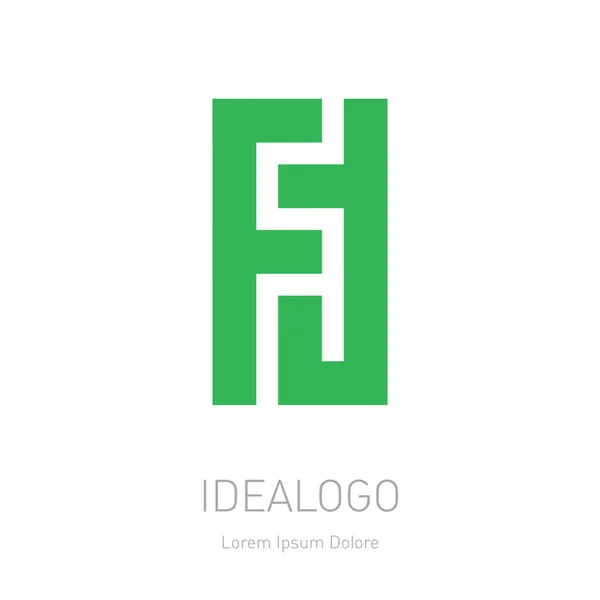 Logotype Entreprise Simple Vecteur Illustration — Image vectorielle