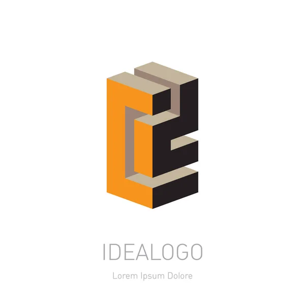 Начальный Логотип Логотип Начальные Монограммы Элемент Векторного Дизайна Значок — стоковый вектор