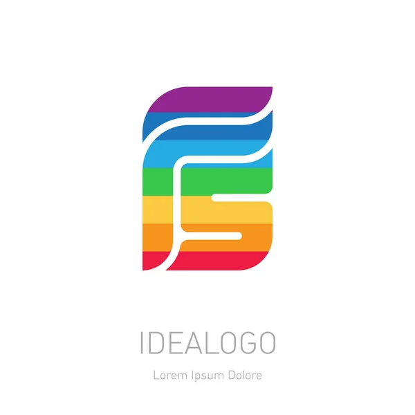 Ursprüngliches Logo Und Anfängliche Monogramm Logos Vektordesign Element Oder Symbol — Stockvektor
