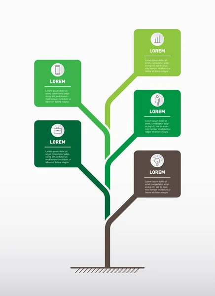 Stock vector Development and growth of the eco-friendly business. Time line of Social tendencies and trends graph. Business presentation concept , steps or processes. Vertical Timeline infographics. 