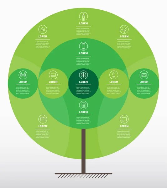 Presentation Affärsidé Vector Infographic Teknik Eller Utbildning Processen Med Steg — Stock vektor