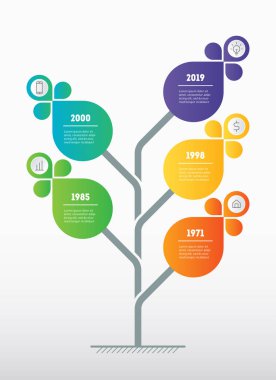 Vektör Infographic adımlarla teknolojisi veya eğitim sürecinin