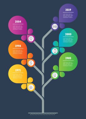 Vektör Infographic adımlarla teknolojisi veya eğitim sürecinin