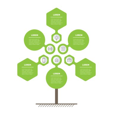 Vektör Infographic adımlarla teknolojisi veya eğitim sürecinin