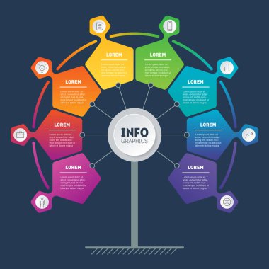 geliştirme ve iş büyüme vektör çizimi