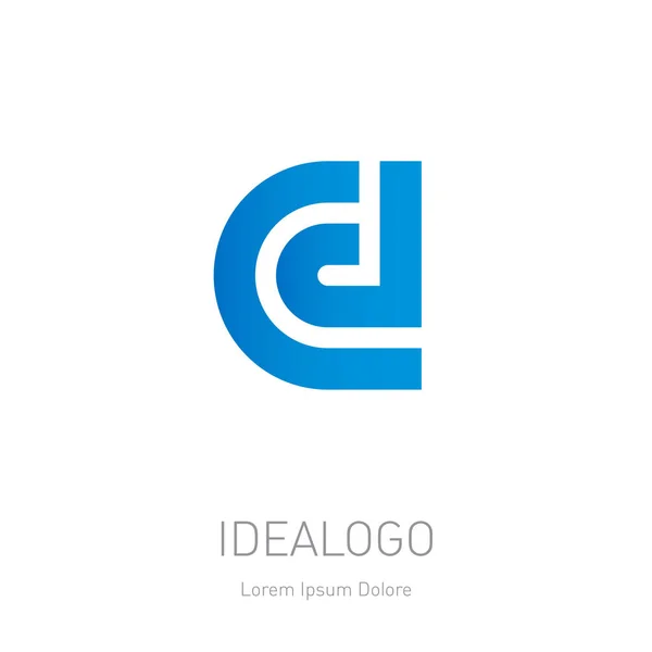 Ideal Logo Yazı Vektör Çizim — Stok Vektör