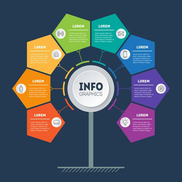 Ilustración Vectorial Del Desarrollo Crecimiento Las Empresas — Archivo Imágenes Vectoriales