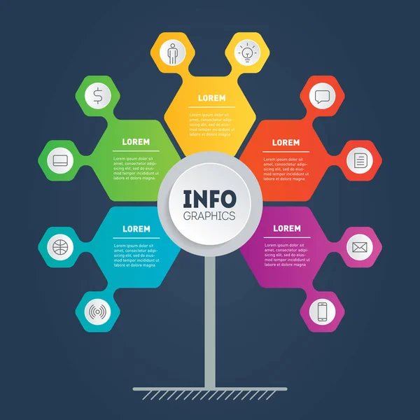 Ilustración Vectorial Del Desarrollo Crecimiento Las Empresas — Archivo Imágenes Vectoriales