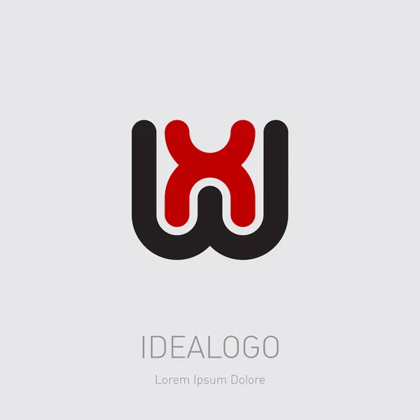 Elemento Icono Diseño Vectorial Logo Inicial Del Monograma Logotipo — Vector de stock