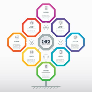 seçenekleri ve etiketleri ile iş kavramı