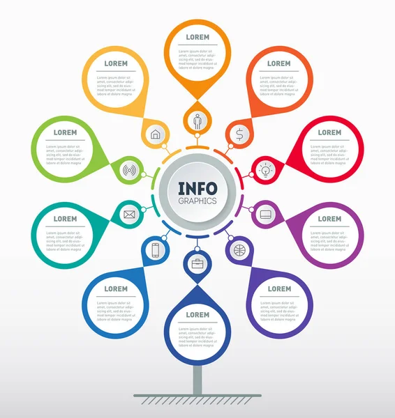 seçenekleri ve etiketleri ile iş kavramı