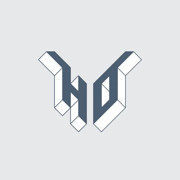 Logotipo Cinzento Monocromático Design Vetorial Simples —  Vetores de Stock