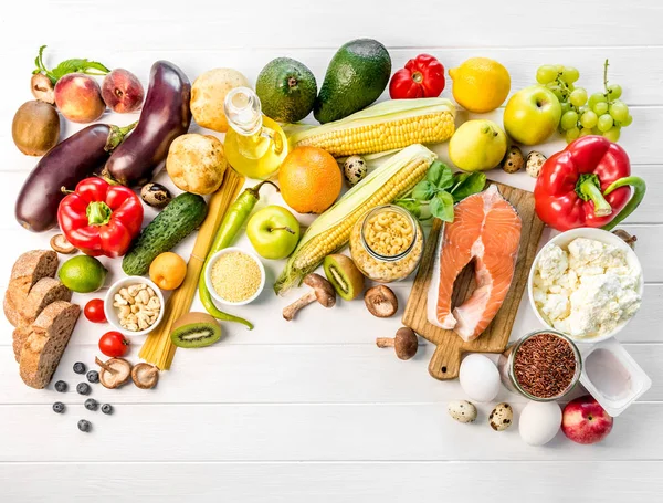 Gesunde, nahrhafte biologische Ernährung — Stockfoto