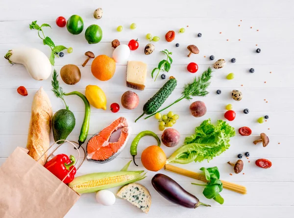 Dieta nutritiva orgânica saudável — Fotografia de Stock