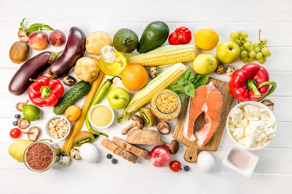 Gezonde organische voedzaam dieet — Stockfoto