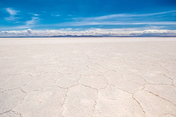 Güneş Salar de Uyuni manzara — Stok fotoğraf