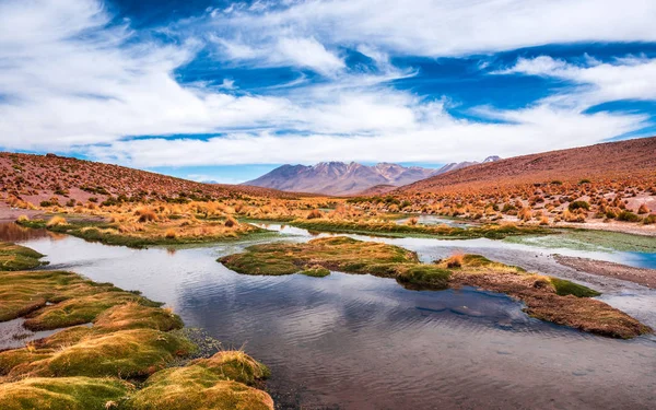 Краєвид лагуни в Болівії — стокове фото